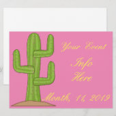 Carte Saguaro Cactus Thunder_Cove (Devant / Derrière)