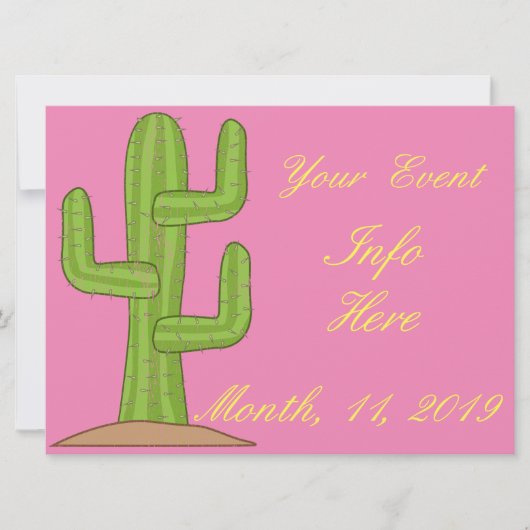 Carte Saguaro Cactus Thunder_Cove (Devant)