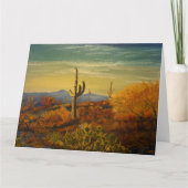 Carte Saguaro dans le désert de l'Arizona, par Gary Poli (Devant)