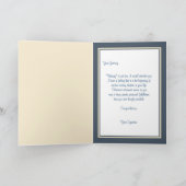 Carte Sailboat Dreams - avec Verse - Retraite (Intérieur)