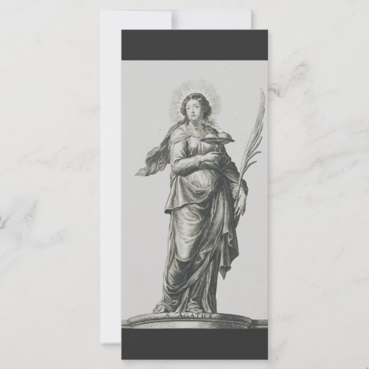 Carte Saint-Agathe de Sicile (Devant)