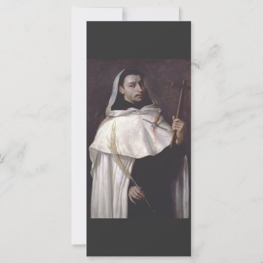 Carte Saint Ange de Jérusalem Martyr et Prêcheur (Devant)