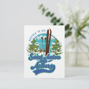 Carte Saint Anton am Arlberg Autriche Logo de ski