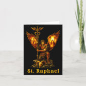 Carte Saint Archangel Raphael Christian Art Faith (Devant)