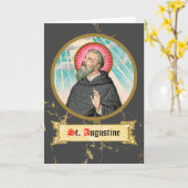 Carte Saint Augustin d'Hippo (SAU 047 ; détail) (Fleur jaune)