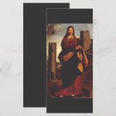 Carte Saint Barbara par Giovanni Antonio Boltraffic io (Devant / Derrière)