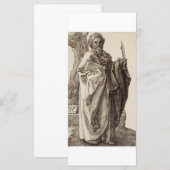Carte Saint Barthélemy l'Apôtre Beaux-Arts (Devant / Derrière)