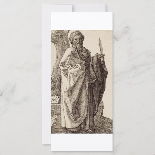 Carte Saint Barthélemy l'Apôtre Beaux-Arts (Devant)