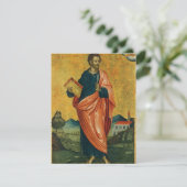Carte Saint Bartholomée l'icône orthodoxe apôtre (Debout devant)