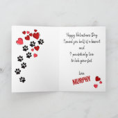 Carte Saint-Bernard de votre amour pour les chiens (Intérieur)