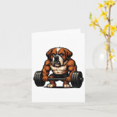 Carte Saint Bernard Poids Bodybuilder Workbuilding Gy (Fleur jaune)