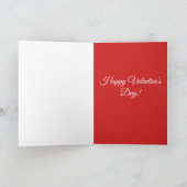 Carte Saint Bernard Valentines (Intérieur)