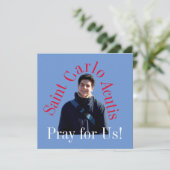 Carte Saint-Carlo Acutis (Debout devant)