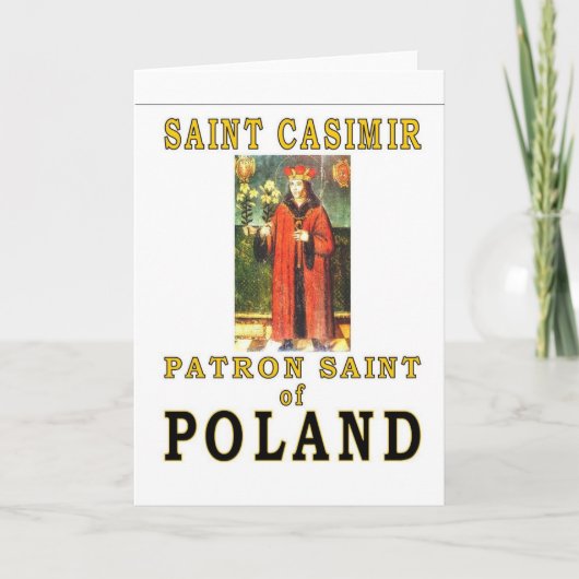CARTE SAINT CASIMIR (Devant)
