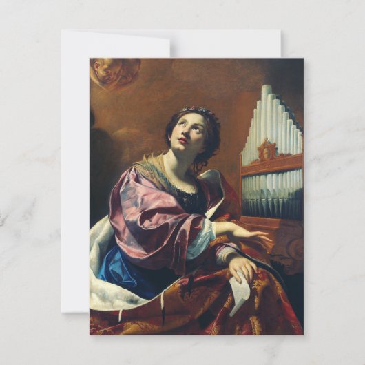 Carte Saint Cecilia Premium "Concert Céleste" Impression (Devant)