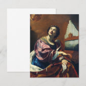 Carte Saint Cecilia Premium "Concert Céleste" Impression (Devant / Derrière)