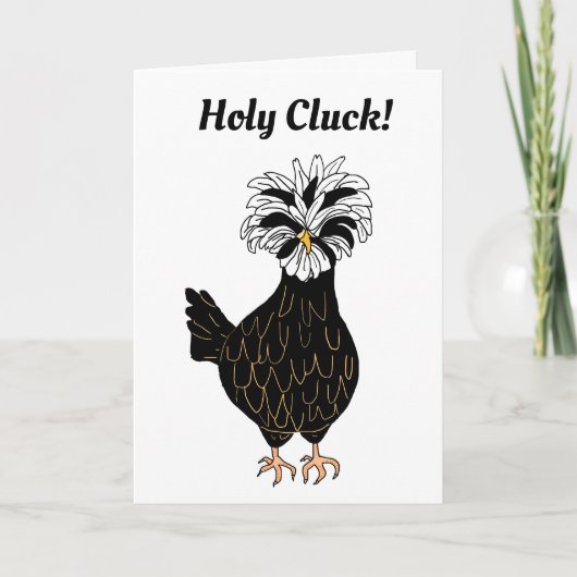 Carte Saint Cluck, tu me manques tellement d'Humour de p (Devant)