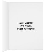 Carte Saint-Crepe drapeau français 80e anniversair (Intérieur (Droit))