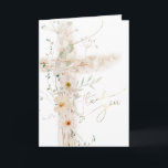 Carte Saint Croix fleurie événement religieux Merci<br><div class="desc">baptême,  première communion sainte,  confirmation,  Carte de remerciements de célébration religieuse</div>