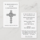 Carte Saint de la colombe de la confirmation du so (Devant / Derrière)