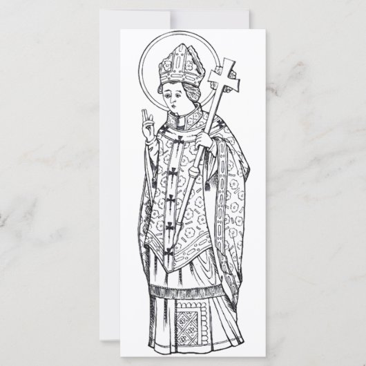 Carte Saint Deiniol Abbé et Évêque (Devant)