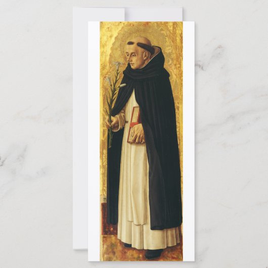 Carte Saint Dominique par Carlo Crivelli (Devant)