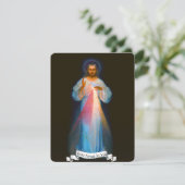 Carte Saint du Mémorial catholique de Jésus (Debout devant)