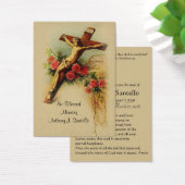 Carte Saint du mémorial catholique de Jésus Rose - (Bureau)