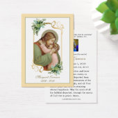 Carte Saint du Mémorial funéraire catholique de Jé (Bureau)