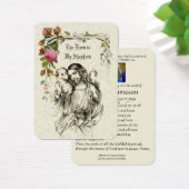 Carte Saint du Mémorial funéraire catholique de Jé (Bureau)