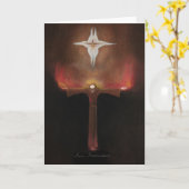 Carte Saint Francis d'Assisi (Fleur jaune)