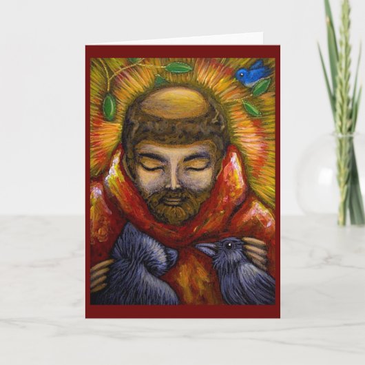 CARTE SAINT FRANCIS OF ASSISI & ANIMALS 2 CUSTOMIZE (Devant)