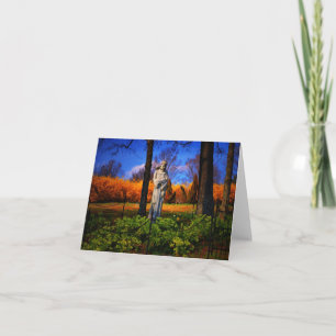 Carte Saint François au cimetière Vieux Lynchburg