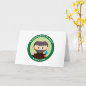 Carte Saint François d'Assise (Fleur jaune)