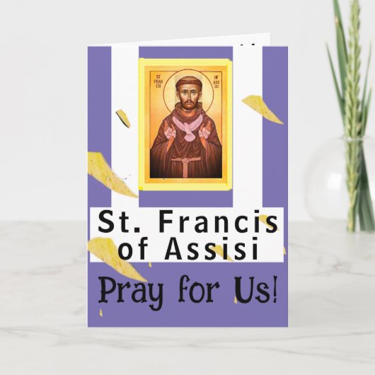 Carte Saint François d'Assise (Devant)