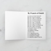 Carte Saint François d'Assise (Intérieur)