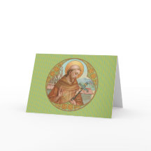 Saint François d'Assise (BK 002) Salutation blanch