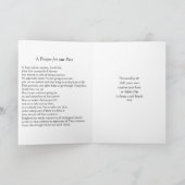 Carte Saint François d'Assise Prière pour les animaux (Intérieur)