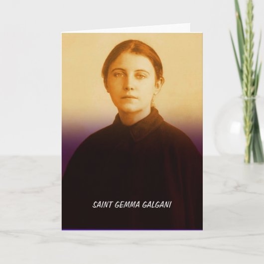 CARTE SAINT GEMMA GALGANI (Devant)