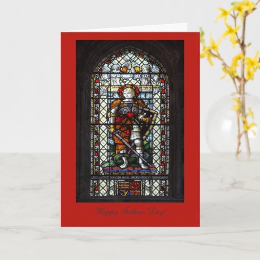 Carte Saint-George stained glass window (Fleur jaune)