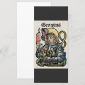 Carte Saint Georges de la Chronique de Nuremberg (Devant / Derrière)