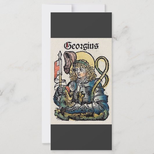 Carte Saint Georges de la Chronique de Nuremberg (Devant)