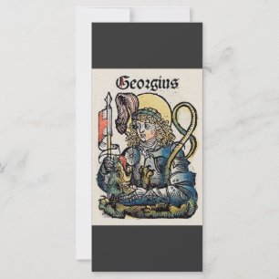 Carte Saint Georges et le Dragon Grand Martyr