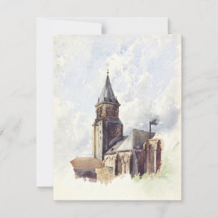 Carte Saint Germain des Prés Eglise Paris