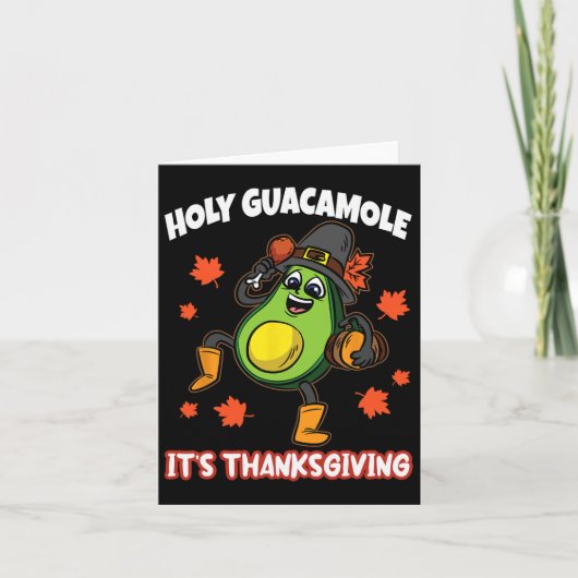 Carte Saint-Guacamole Son Don Avocado Pilgrim Fa (Devant)