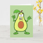 Carte Saint Guacamole ! Vous avez 30 ans ! Funny 30e ann (Fleur jaune)