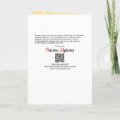 Carte Saint Henri II (BBS 10) (Prière et Texte) Fête (Dos)