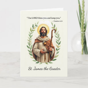 Carte Saint Jacques le Majeur que la paix et les bénédic