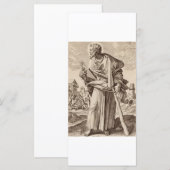 Carte Saint Jacques le Mineur fils d'Alphée (Devant / Derrière)