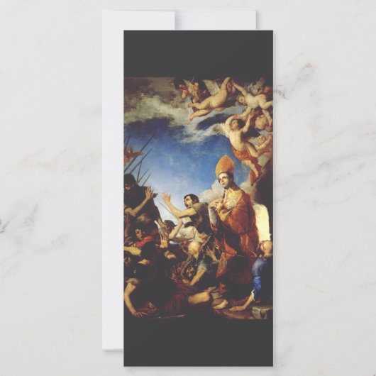 Carte Saint Janvier, évêque de Bénévent - Beaux-arts (Devant)